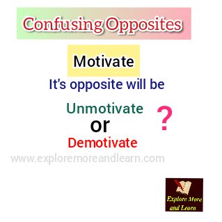 Confusing Opposites | Opposites that create confusion