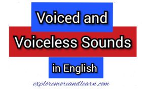 voiced speech sound meaning