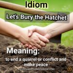 Idiom: Bury the Hatchet