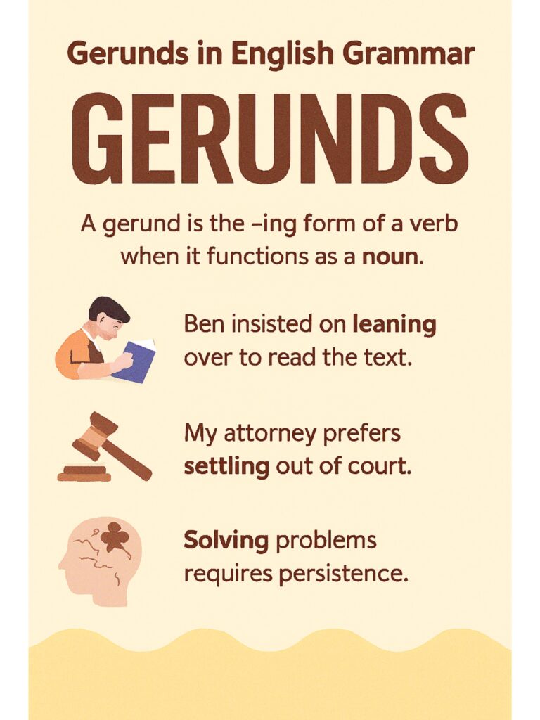 Gerund in English Grammar