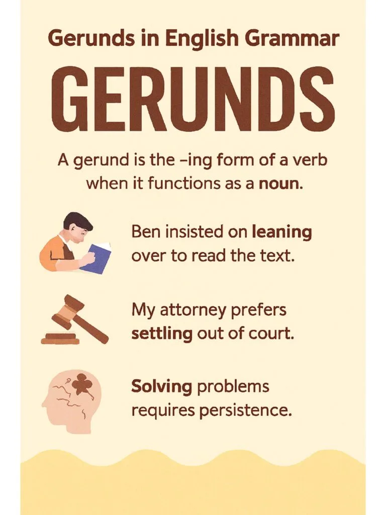 Gerund in English Grammar