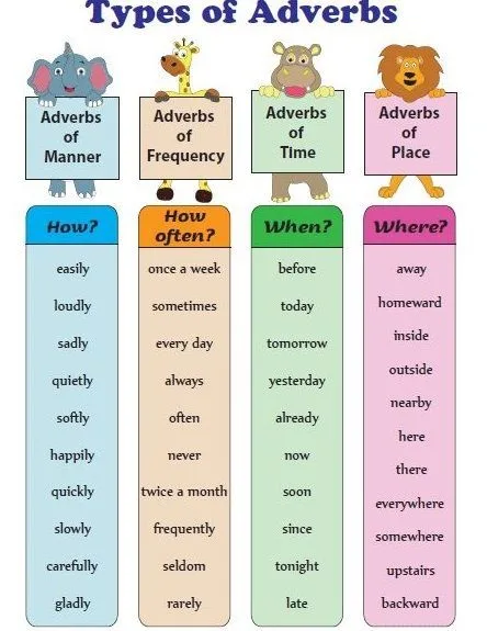Types of Adverbs